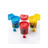 The Monarch Co Carioca Baby Do 1+ Yaş Güvenli Bebek Oyun Hamuru 3'Lü Set (3X75 Gr) - Ana Renkler Eğitici Hamur
