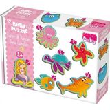 The Monarch Co Eğitici Bebek Puzzle Deniz Canlıları Yapboz Seti 1+ Yaş - Benim Ilk Puzzlem Zeka Geliştirici Oyuncak