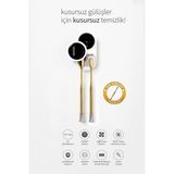 The Mossi UV-C Diş Fırçası Sterilizasyon Cihazı-Sensörlü - Şarj Edilebilir- Çift Kapasiteli Otomatik UV Diş Fırçası Sterilizatörü - Beyaz