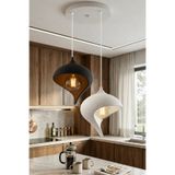 The Mr East Modern Damla Formlu İkili Sarkıt Avize 30x22 cm Dekoratif Tasarım Salon ve Yatak Odası Aydınlatması themreast-3DAVIZEVOLSERI38976544