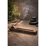 The N Wood Doğal Ahşap Tütsülük Zen Tütsü Standı Meditasyon Dekoratif Tütsülük