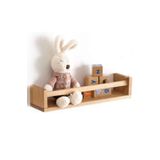 The N Wood Montessori Kitaplık Çocuk Bebek Odası Duvar Rafı Ahşap Kitaplık