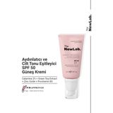 The NewLab. Aydınlatıcı ve Cilt Tonu Eşitleyici SPF 50 UVA/UVB PA++++ Güneş Kremi 50 ml – %2 Calamine, Yeşil Çay Özü, Zinc Oxide ve Provitamin B5 İçeren Pink Tone Up Güneş Koruyucu
