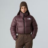 The North Face 1996 Retro Nuptse Kısa Kadın Bordo Mont - L