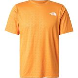 The North Face 24/7 Pentadome Embossed Regular Erkek Teknik Kısa Kollu T-Shirt - Turuncu