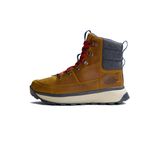 THE NORTH FACE BERGEN DERİ SU GEÇİRMEZ KAR BOTU, 44,5, NF0A8A9M8O11, TIMBER TAN/TNF RED, Erkek