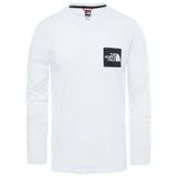 The North Face Beyaz M L S Fine Tee Erkek Outdoor Uzun Kollu Tişört