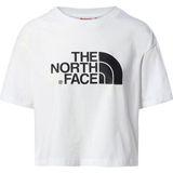 The North Face Cropped Easy Kadın Beyaz Bisiklet Yaka Tişört - M