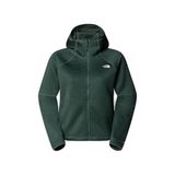 The North Face Dotknit Thermal FZ Kapüşonlu Polar Sweatshirt, XL, NF0A89VE, Yeşil, kadın