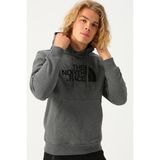 The North Face Drew Peak Pullover Hoodie Erkek Kapüşonlu Sweatshirt - Füme - Siyah