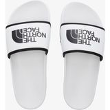 The North Face Erkek Beyaz Terlik Base Camp Slide III Geri Dönüştürülmüş Polyester ve EVA Köpük