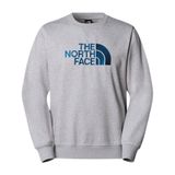 The North Face Erkek Drew Peak Crew Sweatshirt (1'li Paket), Açık Gri (Tnf Light Grey Heather)/, S