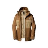 The North Face Erkek Fourbarrel Triclimate ceket (1'li paket), Yardımcı Kahverengi/Haki Taş, S
