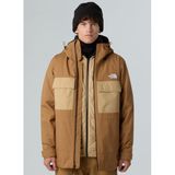 The North Face Erkek Fourbarrel Triclimate ceket (1'li paket), Yardımcı Kahverengi/Haki Taş, XXL