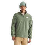 The North Face Erkek Glacier Fleece Çeyrek Fermuarlı Ceket - 2 Fermuarlı El Cebi, Rahat Esnek Kumaş, Kabuk Sisi, Büyük