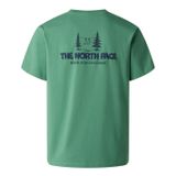 The North Face Erkek Kamp Relaxed Short Sleeve-Graph Tişört (1'li Paket), Kısılmış Algae, S