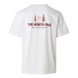 The North Face Erkek Kamp Relaxed Short Sleeve-Graph Tişört (1'li Paket), Tnf Beyaz, L