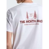 The North Face Erkek Kamp Relaxed Short Sleeve-Graph Tişört (1'li Paket), Tnf Beyaz, S