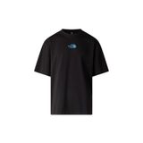 THE NORTH FACE Erkek Liquid Logo Oversized Graphic Tişört, XS, NF0A8G9UJK31TNF.JK31XS, Siyah