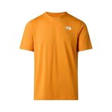 The North Face Erkek M 24/7 Box NSE Ss Tee Tişört (1'li Paket), Toz Turuncu, XL