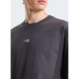The North Face Erkek M Essential Center Logo Relaxed Short SL Tişört (1'li Paket), Antrasit Gri, XXL