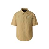 The North Face Erkek M Sequoia kısa kollu gömlek (tekli paket), Haki Taş, M