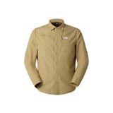 The North Face Erkek M Sequoia uzun kollu tişört (tekli paket), Haki Taş, M