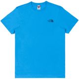 THE NORTH FACE Erkek M S/S Basit Dome Te Şeffaf Göl Mavisi Tişört