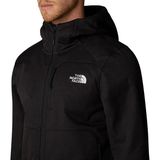 The North Face Erkek Quest Hooded Softshell NF0A3YFP4H01 Mont Rüzgar ve Suya Dayanıklı Siyah Renkli Konforlu Kullanım