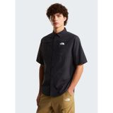 THE NORTH FACE Erkek Sequoia Kısa Kollu Gömlek, S, NF0A8FU6JK31TNF.JK31S, Siyah