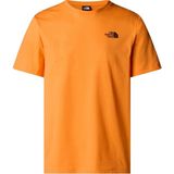 The North Face Erkek Ss Box Nse Tişört NF0A87NPAQE1 - L - Turuncu