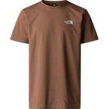 The North Face Erkek Ss Sımple Dome Tişört Nefes Alabilir Kumaş ile Konforlu Günlük Kullanım - Kahve