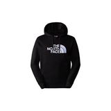 The North Face Erkek Uzun Kollu Light Drew Peak Sweatshirt Siyah Pamuklu Düz Desenli NF00A0TEJK31 - XS