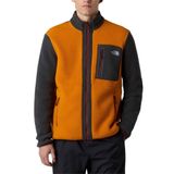 The North Face Erkek Yumiori Full Zip Polar Ceket (1'li Paket), Akik Turuncu/Asfalt Gr, S