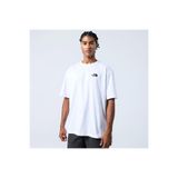 The North Face Essential Oversize Erkek Beyaz Yuvarlak Yaka Tişört, S
