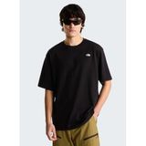THE NORTH FACE Essential Simple Dome Kısa Kollu T-Shirt, L, NF0A8EVWJK31, TNF BLACK, Erkek