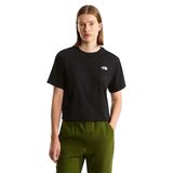 The North Face Evolution Simple Dome Cropped Relaxed Kadın Siyah Outdoor T-Shirt NF0A8FDHJK31