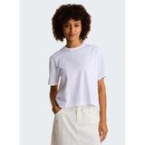 THE NORTH FACE Evolution Simple Dome T-Shirt, S, 5003365111, Beyaz, Kadın