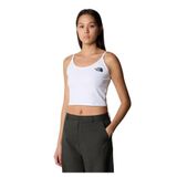 The North Face F0A55AQFN41-R The North Face W Sımple Dome Slım Crop Tank Kadın T-Shirt Beyaz