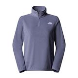 The North Face F0A8D2JBTR1-R The North Face W Glacıer Fleece 1-4 Zıp Jacket Kadın Sweatshirt Mor