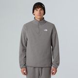 The North Face Glacier Fermuarlı Erkek Gri Polar Ceket.- - S