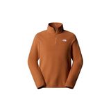 The North Face Glacier Fleece 1/4 fermuarlı erkek sweatshirt (1'li paket), Yanık Ombre, M