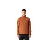 The North Face Glacier Fleece 1/4 fermuarlı erkek sweatshirt (1'li paket), Yanık Ombre, XL
