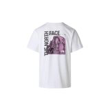 THE NORTH FACE Half Dome Fotoğraf Baskılı Tişört, S, NF0A8GV0FN41, TNF White, Erkek