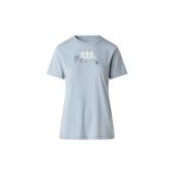 THE NORTH FACE Kadın Bitmap Silhouette Kısa Kollu Tişört, L, NF0A8G0CFM21TNF.FM21L, Gri