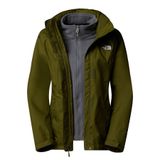 The North Face Kadın Evolve II Triclimate Ceket, Orman Zeytini/Füme Bezelye, M
