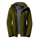 The North Face Kadın Evolve II Triclimate Ceket, Orman Zeytini/Füme Bezelye, S