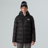 The North Face Kadın Hyalite Kaz Tüyü Kapüşonlu Parka NF0A8E74JK31 %100 Naylon Siyah Doğa Yürüyüşü İçin - XS