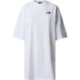 The North Face Kadın Oversize T-Shirt Elbise Rahat ve Şık Tasarım Günlük Kullanım - Beyaz