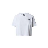 THE NORTH FACE Kadın SIMPLE DOME CROPPED RELAXED Tişört NF0A87U4FN41 Beyaz-L